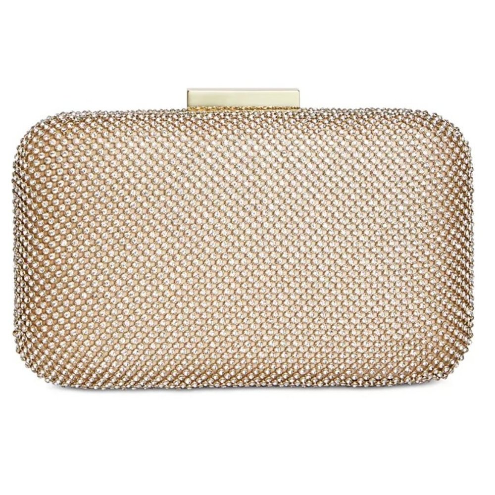 NWT INC INTERNATIONAL CONCEPTS Gold Clutch Purse Sydney Sparkle